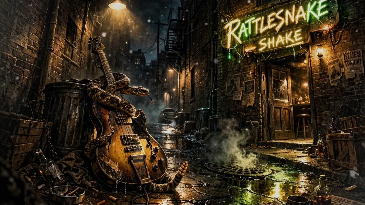Heavy Chicago Shuffle | Rattlesnake Shake [110 BPM Raw Blues Rock]