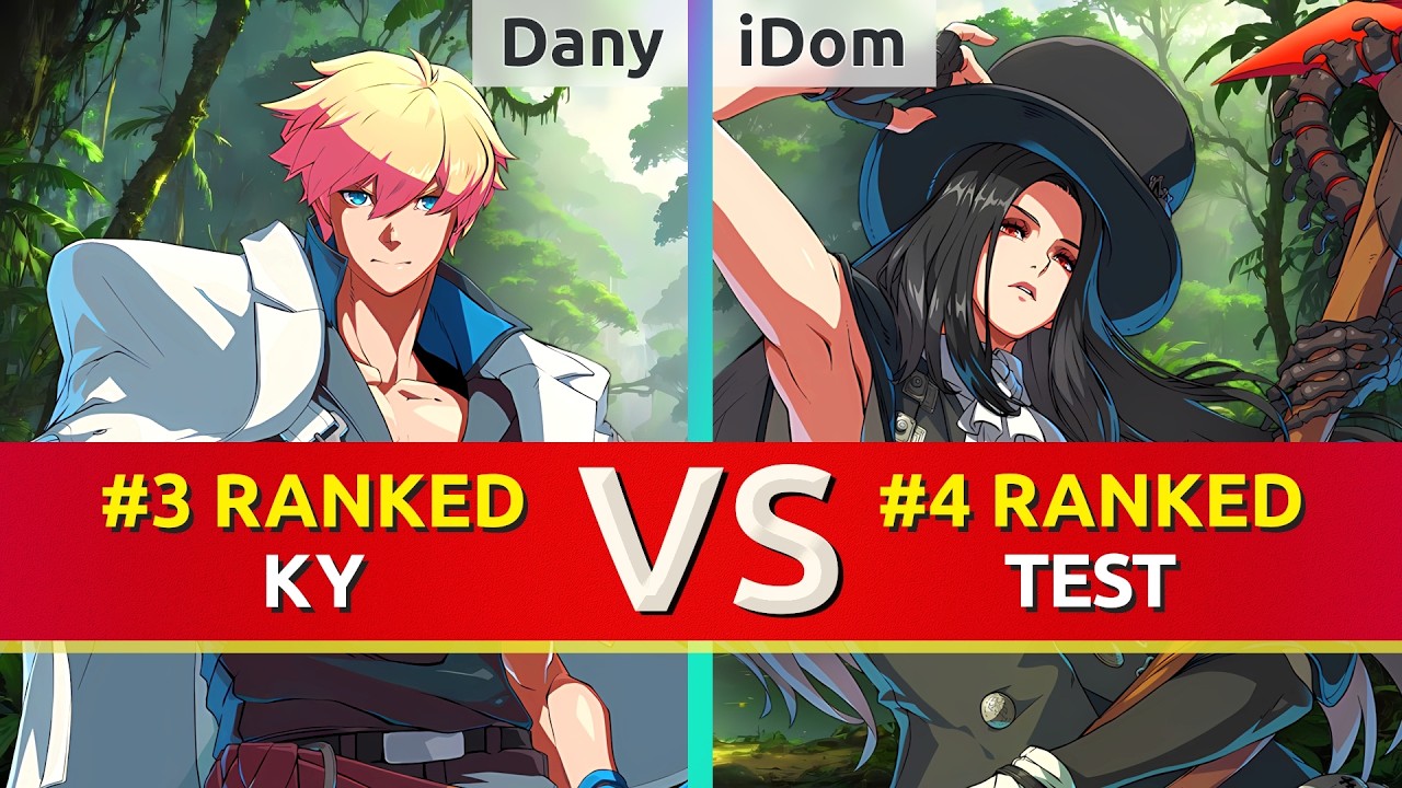 GGST 2.00 ▰ Dany (#3 Ranked Ky) vs iDom (#4 Ranked Testament). High Level Gameplay