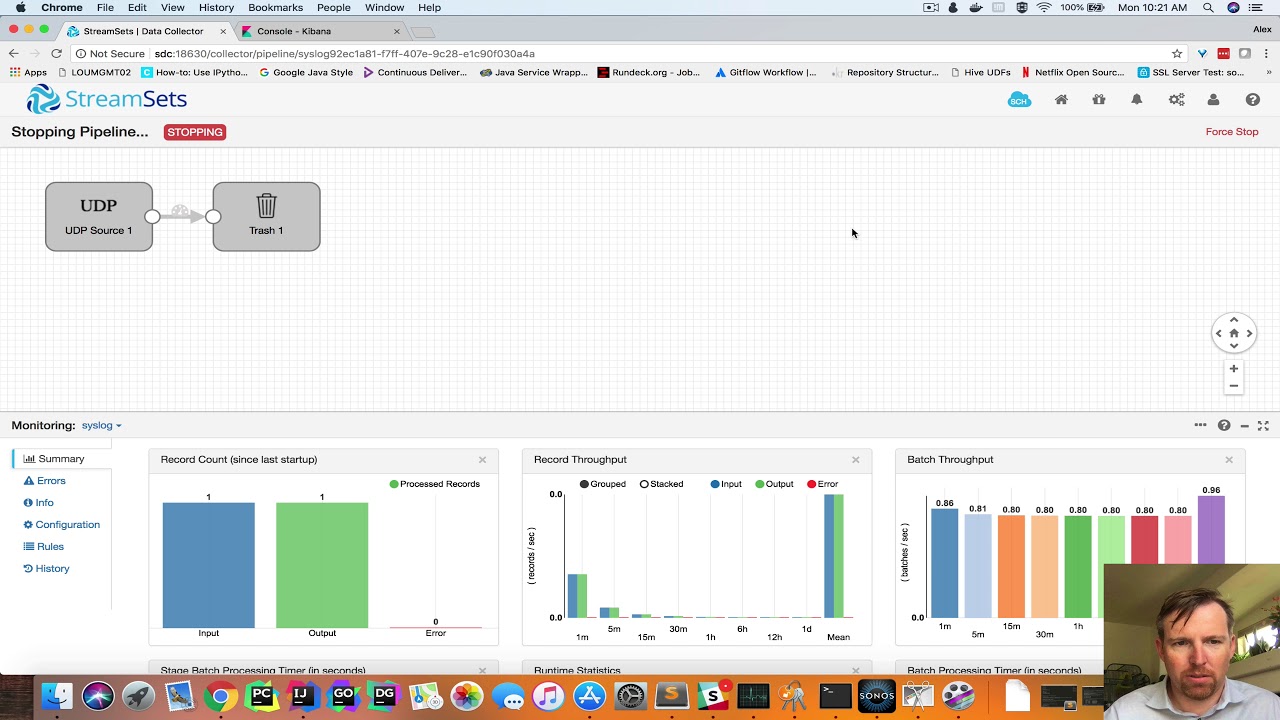 syslog ingest using StreamSets Data Collector