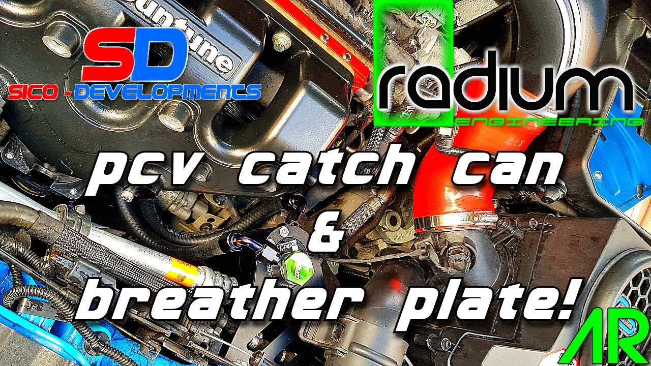 RADIUM ENGINEERING PCV CATCH CAN + SICO DEVELOPMENTS PCV PLATE INSTALL! | FOCUS RS
