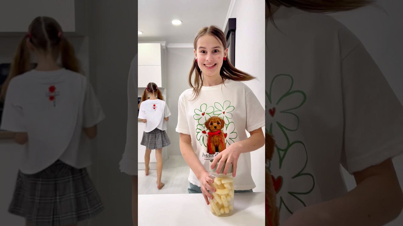 Alinka joked with her younger sister #shorts #funny