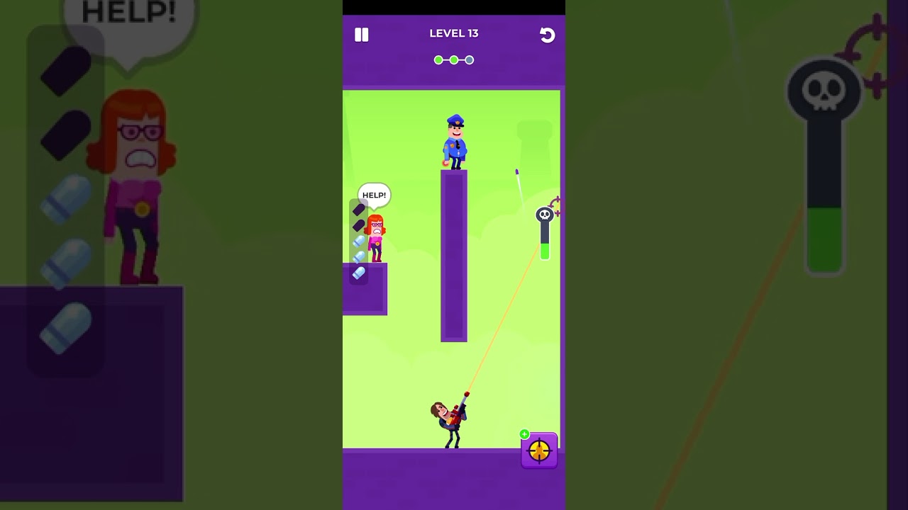 Hit Master Bouncing Mode | Level 13#games #hitmasters #shorts