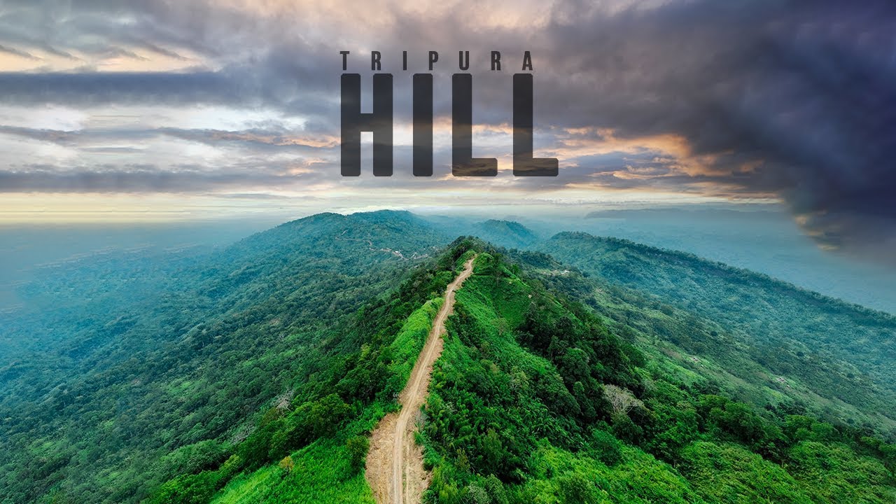 Drone footage of Jampui Hills & Langtarai Valley | Drone Shot of Tripura Hills