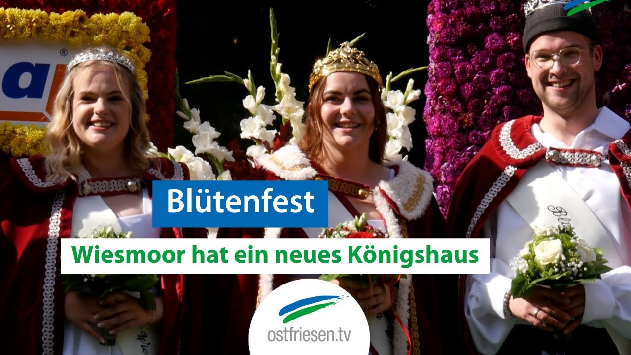 Blütenfest: Wiesmoor hat ein neues Königshaus
