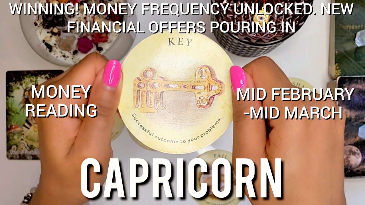 CAPRICORN ♑️ WINNING!🎉💵 MONEY FREQUENCY UNLOCKED🙌. NEW FINANCIAL OFFERS POURING IN 💫✨️💰
