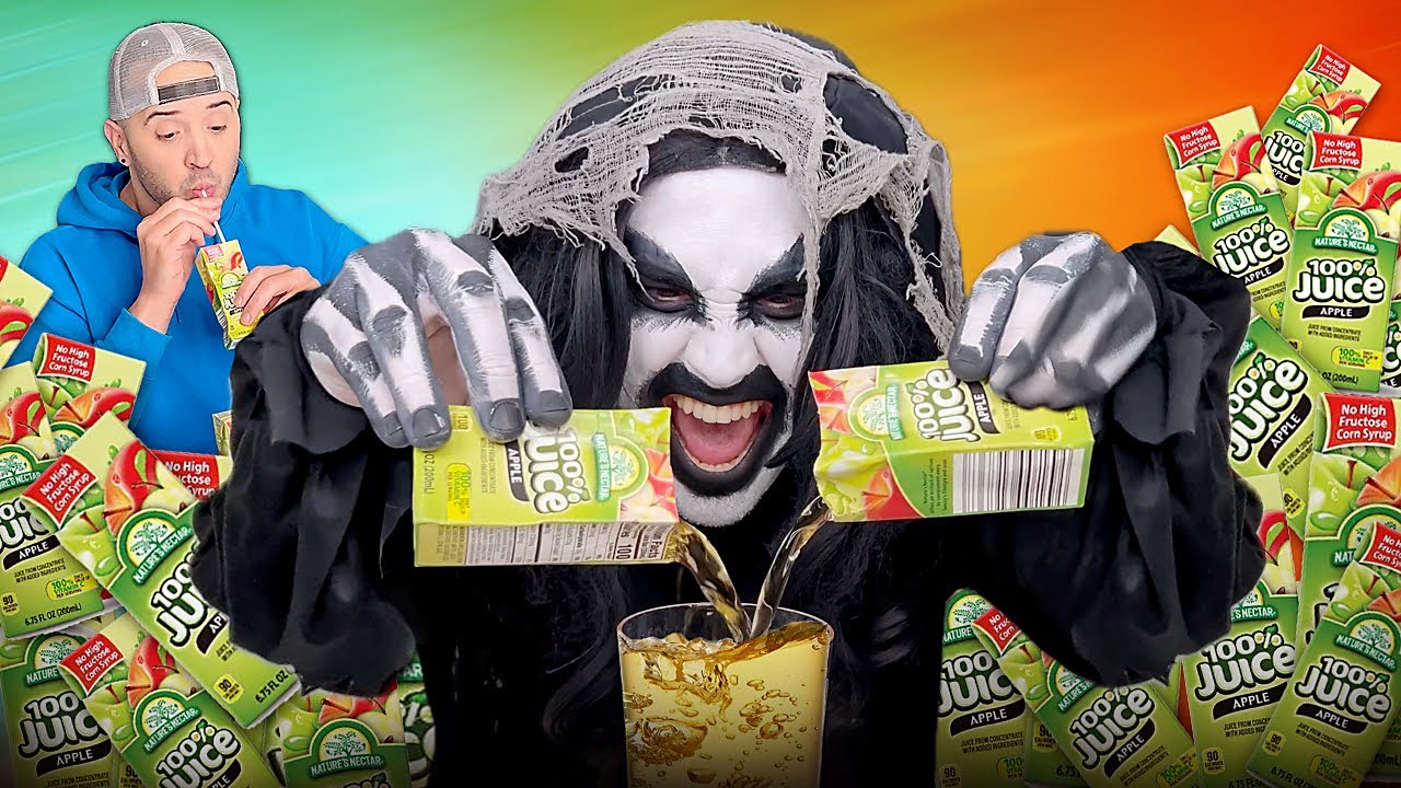 Monster drinks my juice🧃🤣