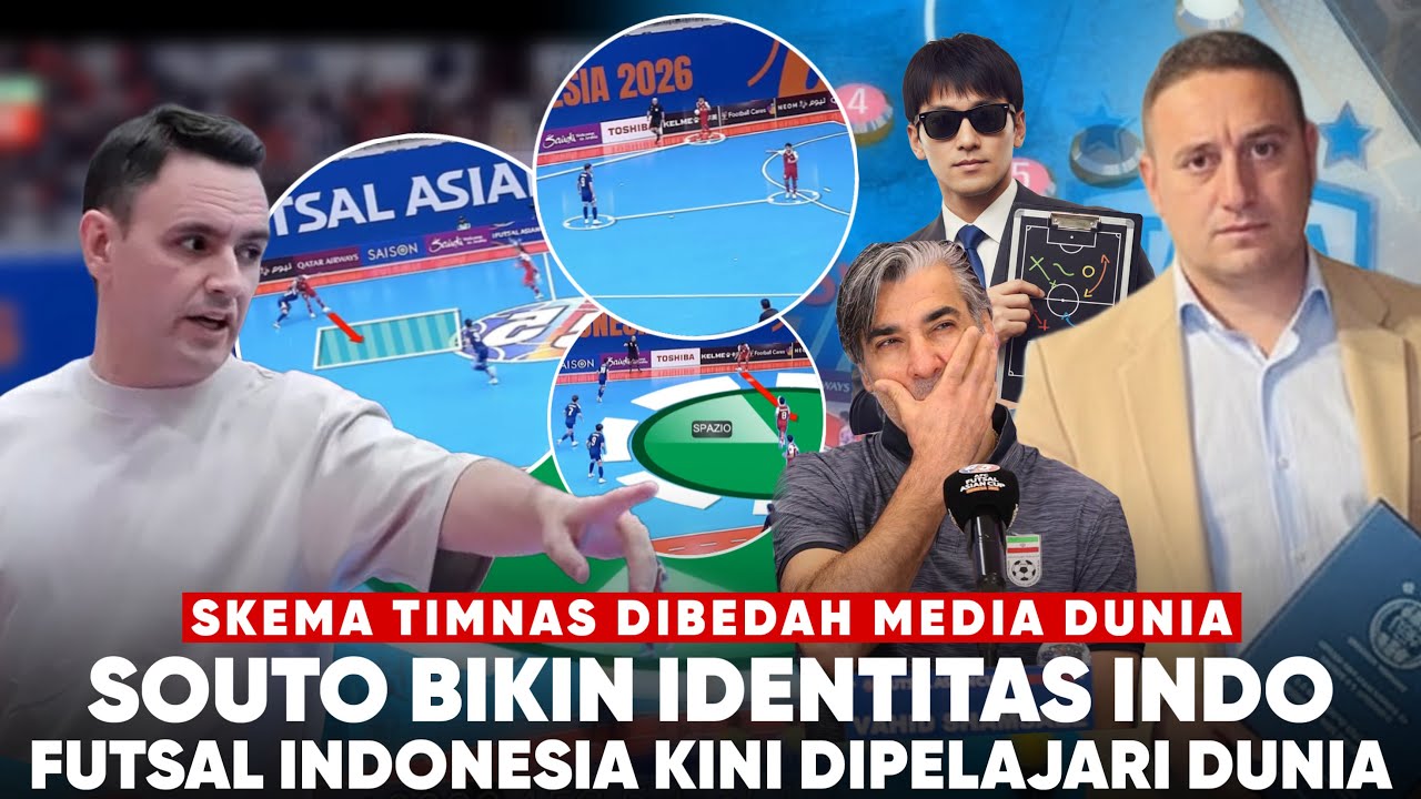 Skema Timnas Futsal Indonesia di analisis Media Dunia 