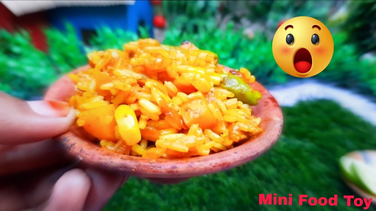 Miniature Instant KaCChi Biryani Recipe || Instant KaCChi Biryani Recipe | Mini Food Toy
