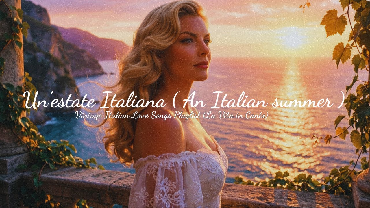 Un'estate Italiana ( An Italian summer ) 💞 Vintage Italian Love Songs Playlist (La Vita in Canto)