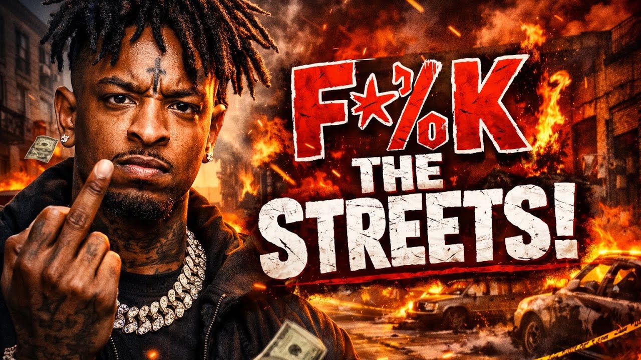 	🚨21 Savage Says “Fk the Streets” 😳🔥 THIS IS CRAZY**