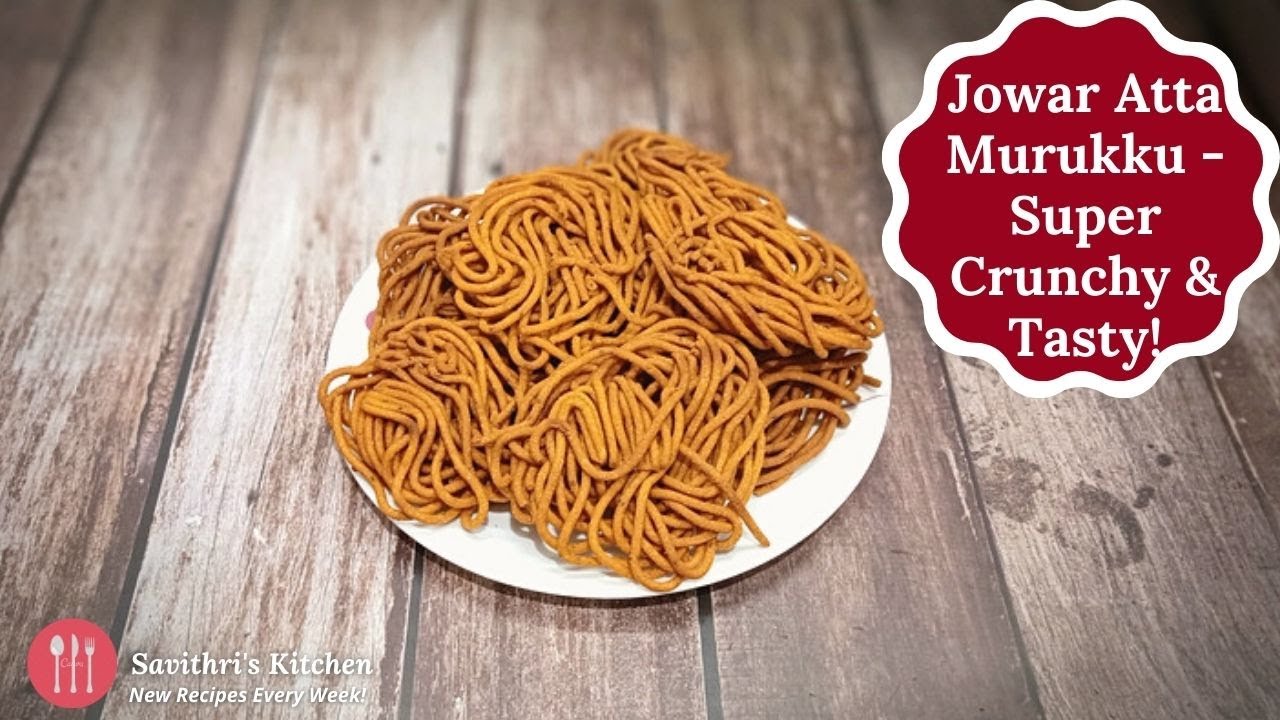 Jowar Murukku Recipe | Jowar Chakli Healthy Snacks | Savithri's Kitchen
