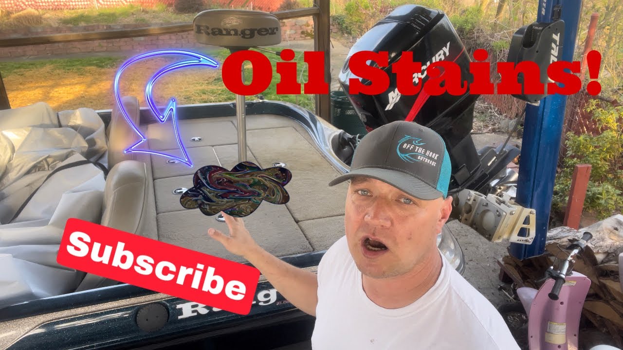 How to Remove Oil Stains from your Boat Carpet!