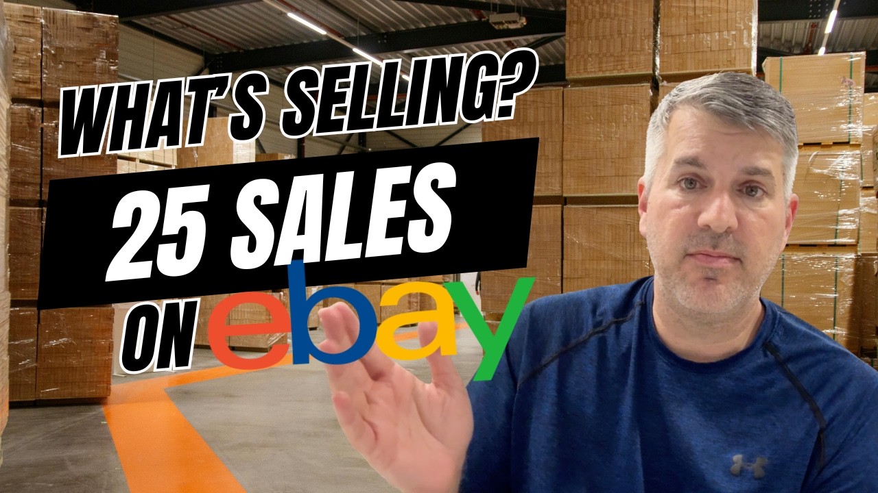 Что было продано на eBay на этой неделе? 25 продаж + стратегия продажи лотов в действии.