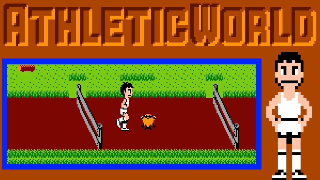 Athletic World (NES Power Pad) video game | 7-round session for expert mode 🎮