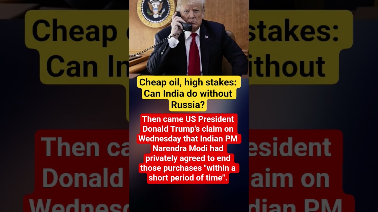 Cheap Oil, High Stakes: Can India Really Afford with Russia? #IndiaRussia #OilImports #breakingnews