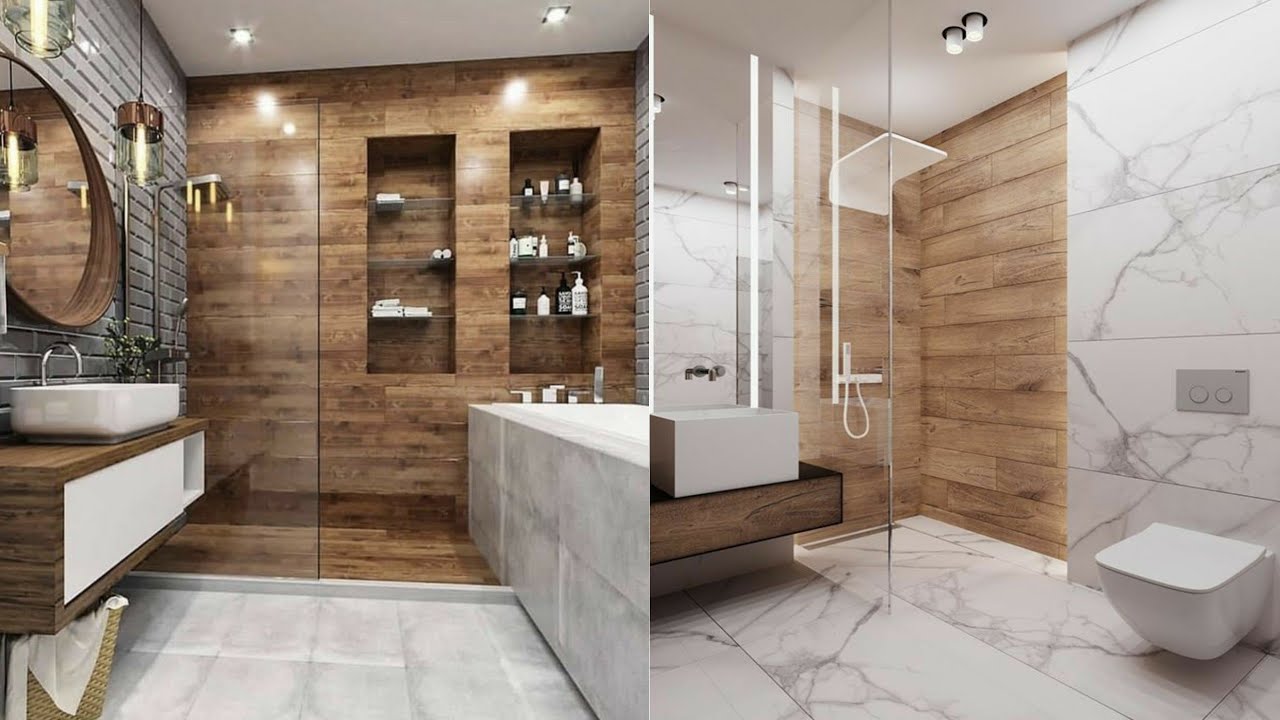 200 Shower design ideas 2023 - Small bathroom wall and floor tiles
