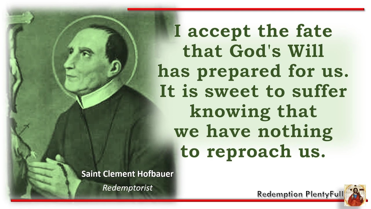 Saint Clement HOFBAUER - CSsR - Redemptorist - CSsR