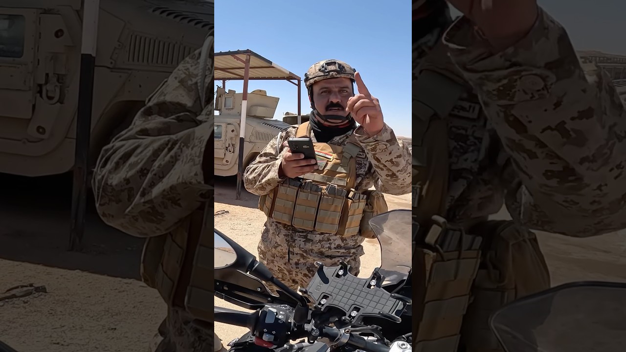 India 🇮🇳 To Iraq 🇮🇶 On Motorcycle #travel #vlog