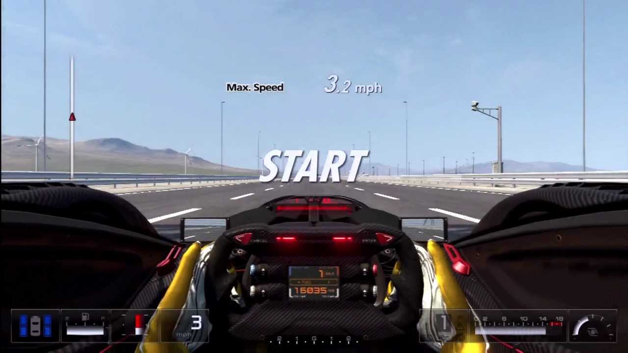 GT5 Red Bull X2011 Top Speed Run - Route X