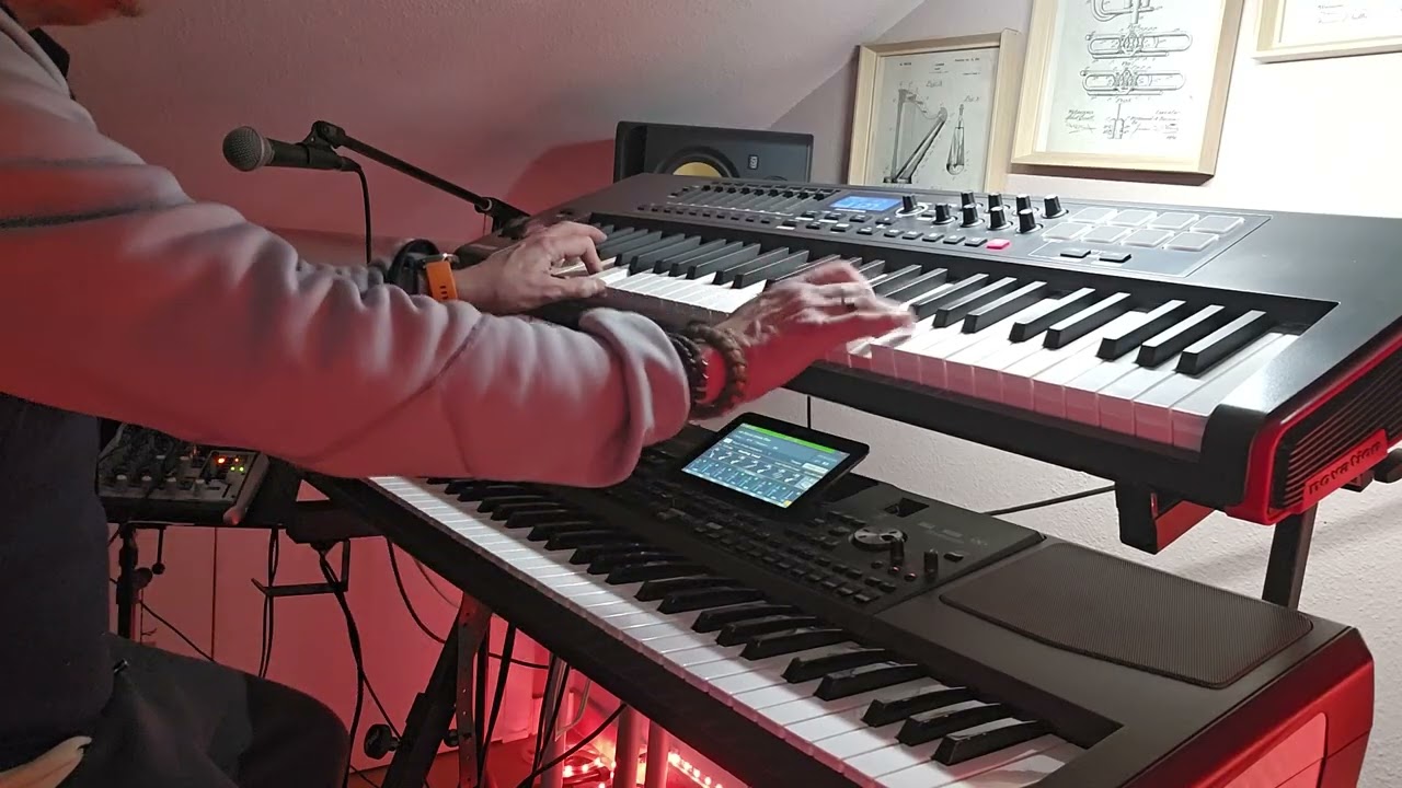 Un beso y una flor. Cover instrumental.