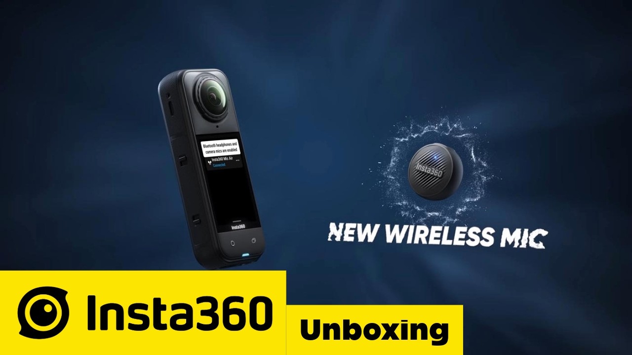 Insta360 X5 Microphone Unboxing -  Insta360 Mic Air