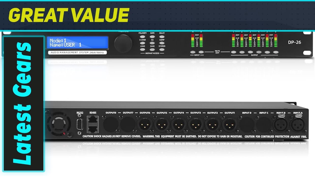 DP-26: The Ultimate All-in-One Audio Processor for Pro Sound