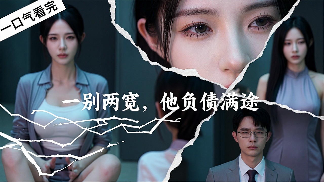 《一別兩寬，他負債滿途》💖各自安好？淪落負債？# 都市情感 #追悔莫及