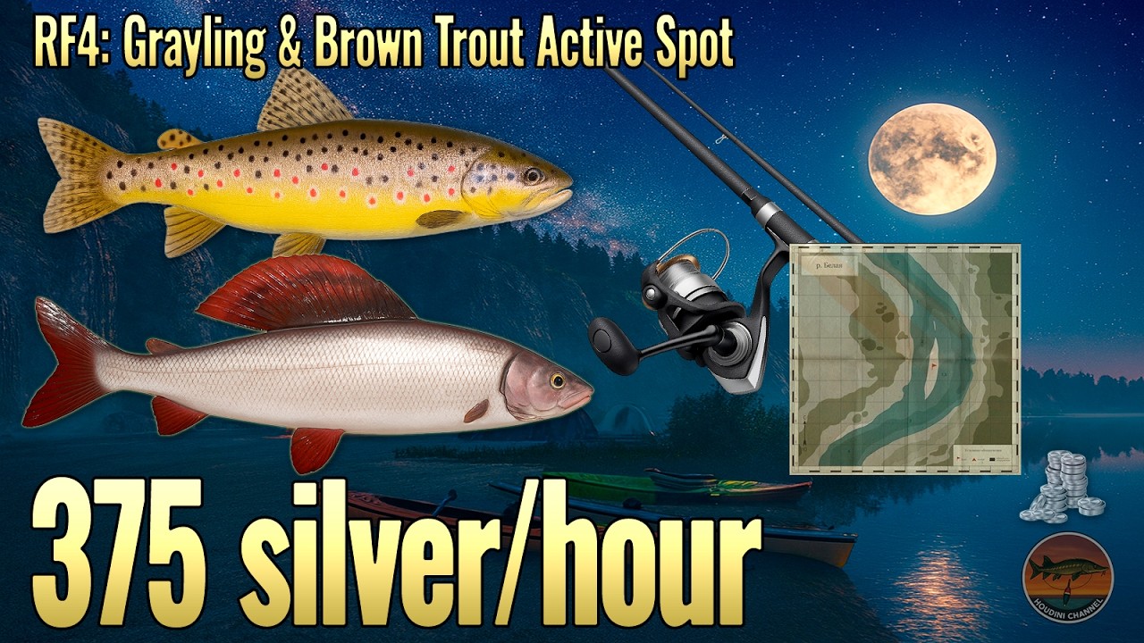 ULTIMATE Silver Farm! 🤑 Brown Trout & Grayling Guide | Belaya River RF4 🎣