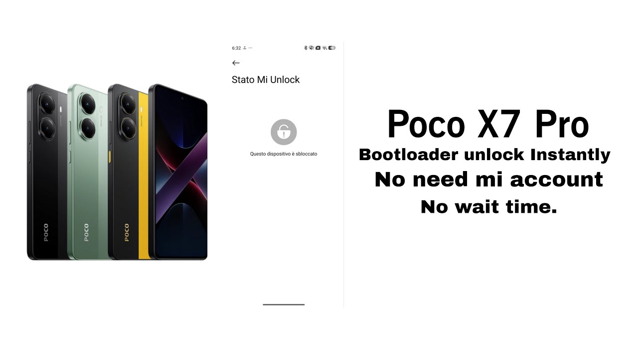 Poco X7 Pro (Rodin) Bootloader Unlocked Instantly | No need Mi Account or Mi Community Permission