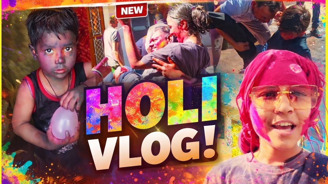 Holi Vlog 2026 | Full Masti with family | Sabse Crazy Holi Celebration 😱🎨
