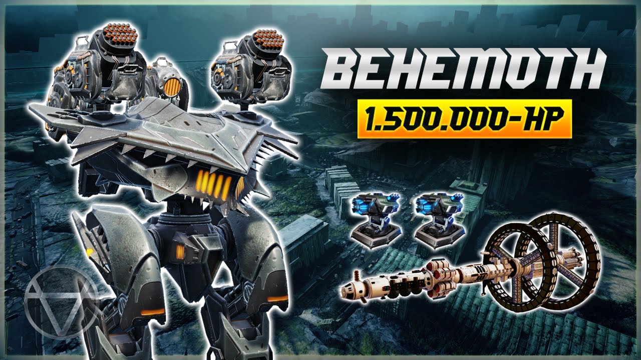 [WR] 🔥 1,500,000 HP Behemoth w/ 2X Durability Extender &ndash; Mk3 Gameplay | War Robots