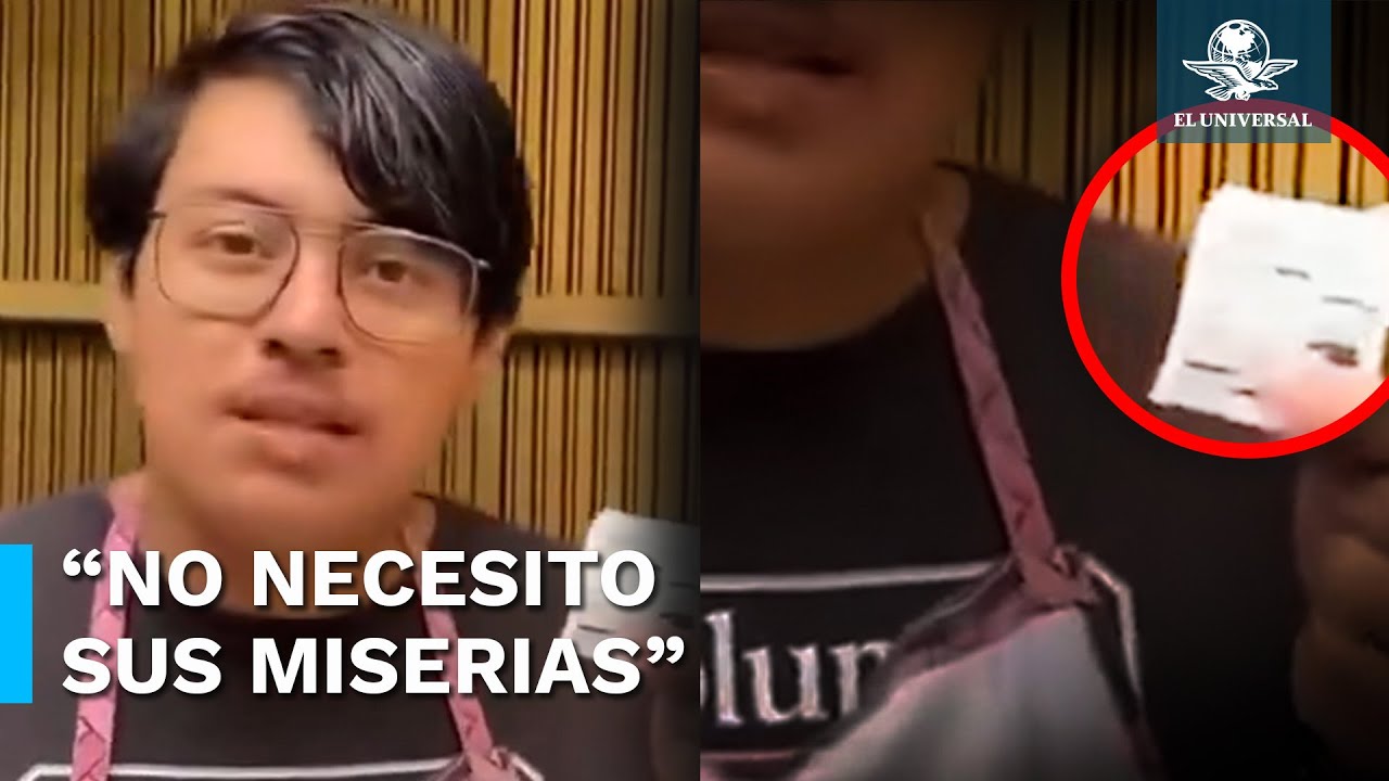 Mesero regresa propina a clientes por dejar poco, y se viraliza