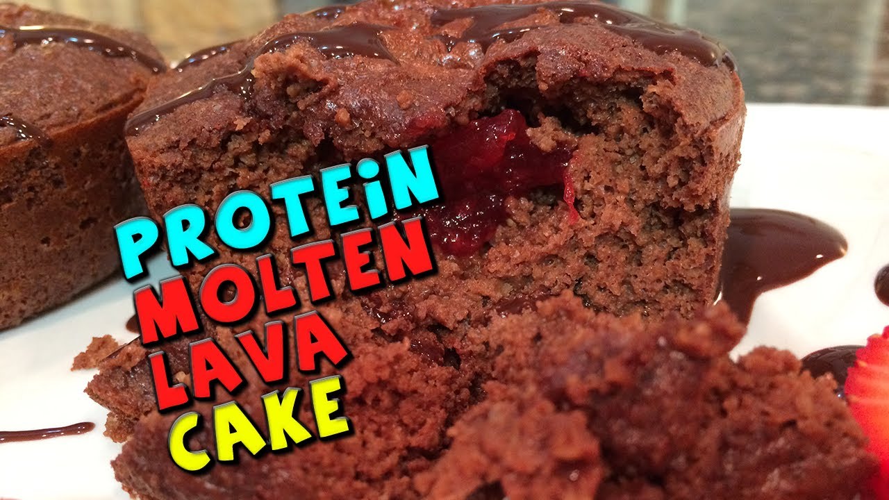 Protein Molten Lava Cake | Healthy Chocolate Cakes