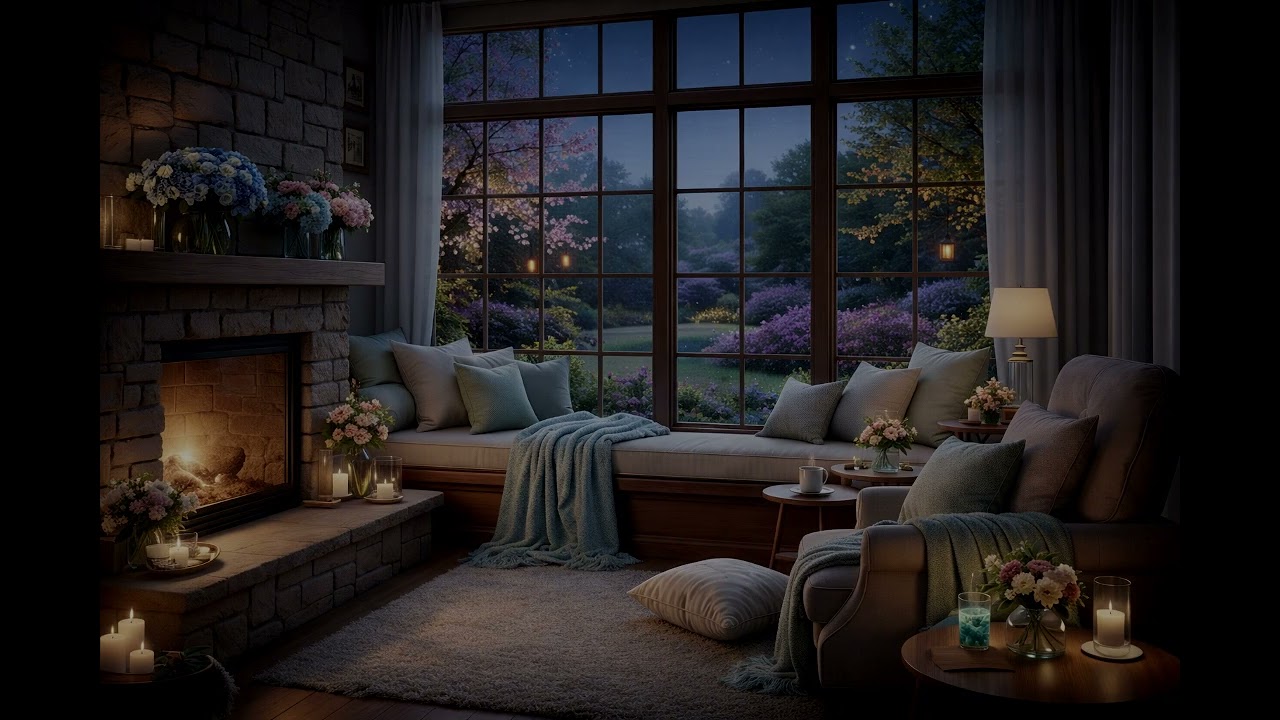 Spring Evening Ambient | Soft Twilight Garden Companion (2 Hours)
