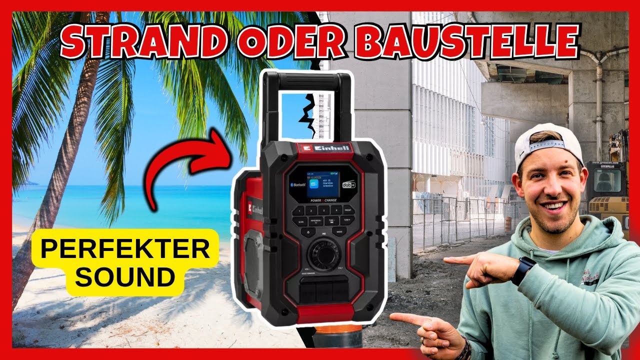 Endlich da! Einhell DAB+ Radio TE-CR 18 Li DAB+/FM/BT - Solo