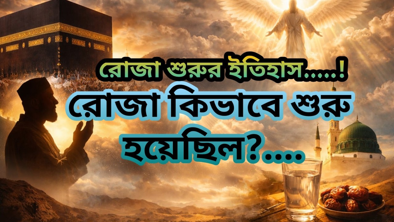 রোজা কবে কি ভাবে শুরু হয়েছিল । Roja Shuru Howar Itihas #ramadanhistory #রোজারইতিহাস #রমজানেরইতিহাস