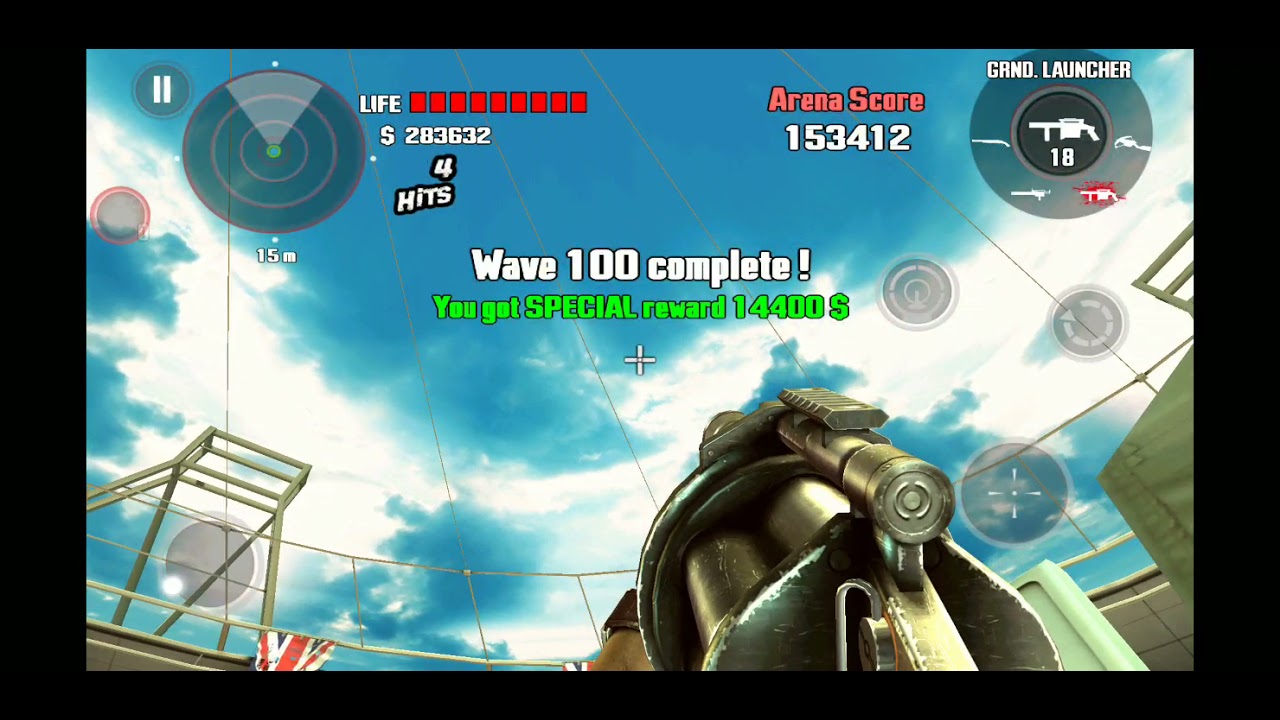 Dead Trigger 1 Stadium of the dead Wave 100