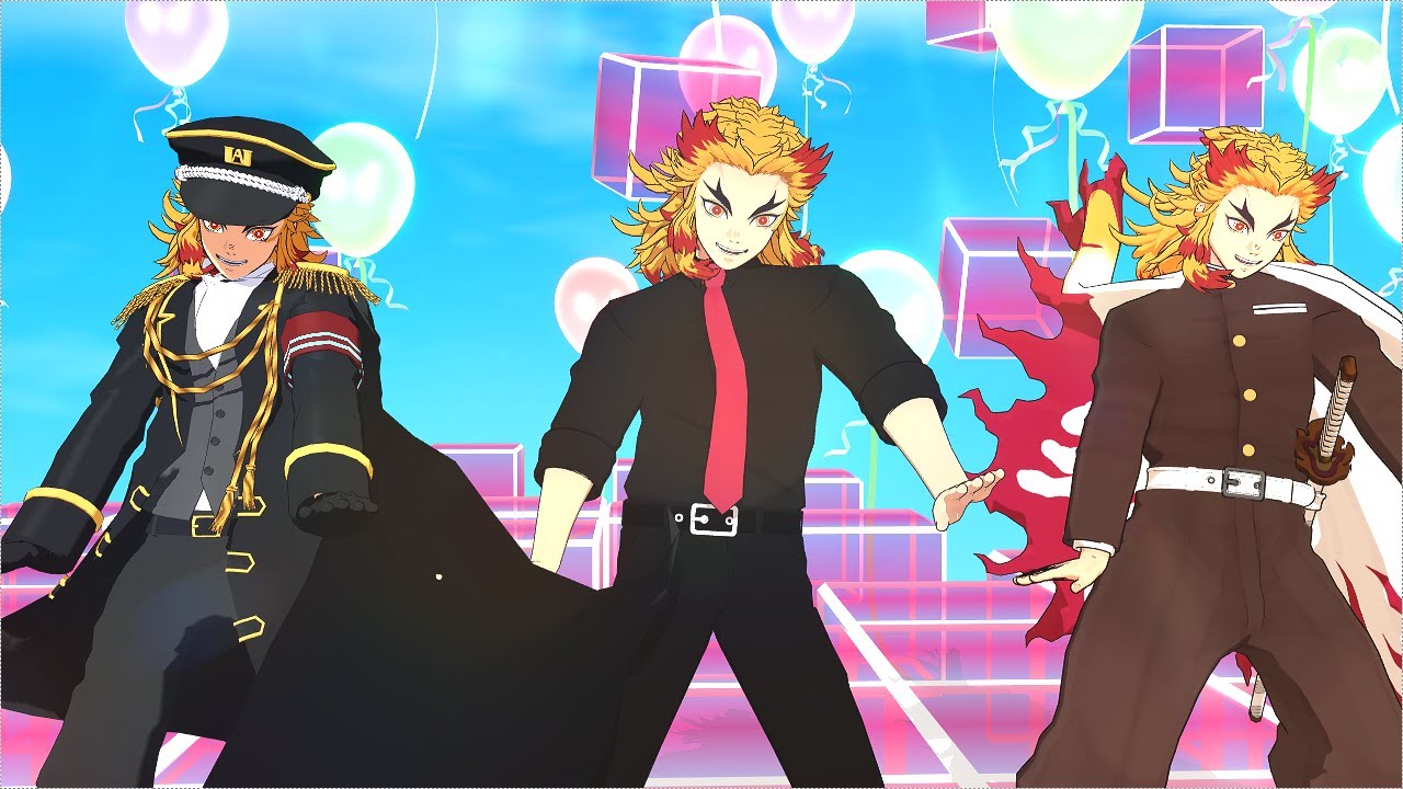 【鬼i滅MMD】3人の煉獄さんで「ライアーダンス」【誕生日記念】