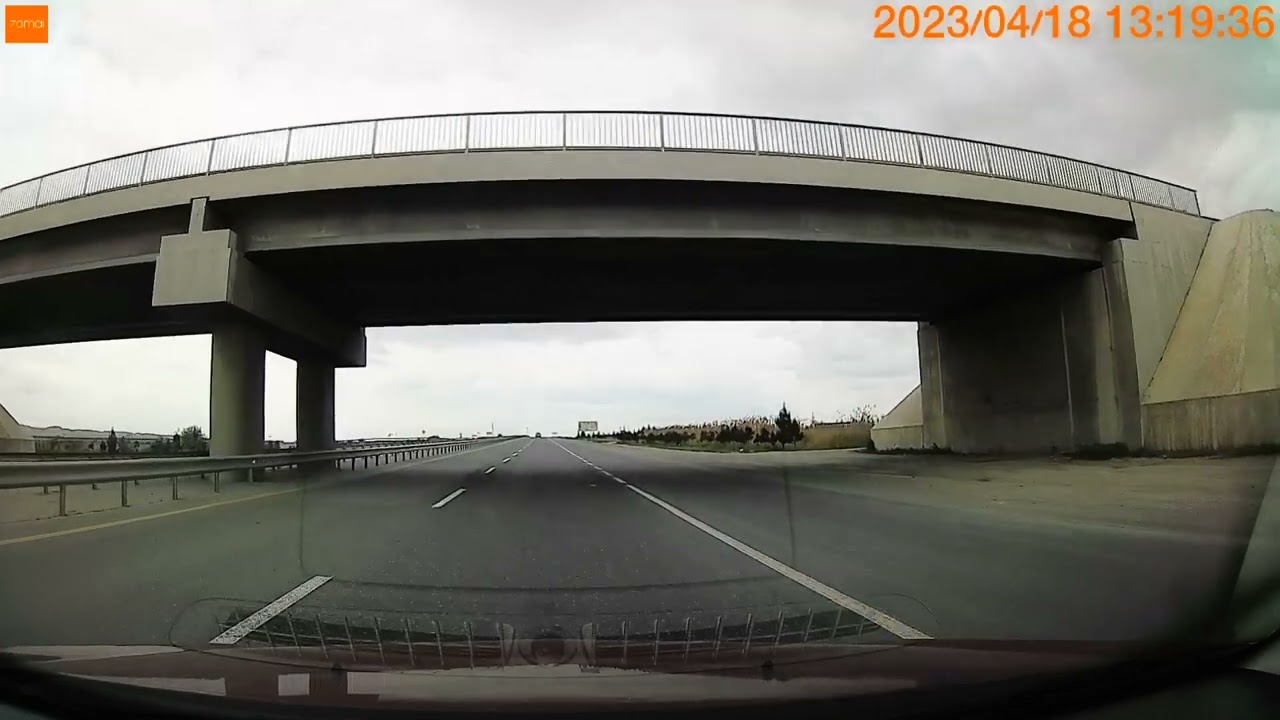 Yevlax - Gəncə yolu (normal speed)