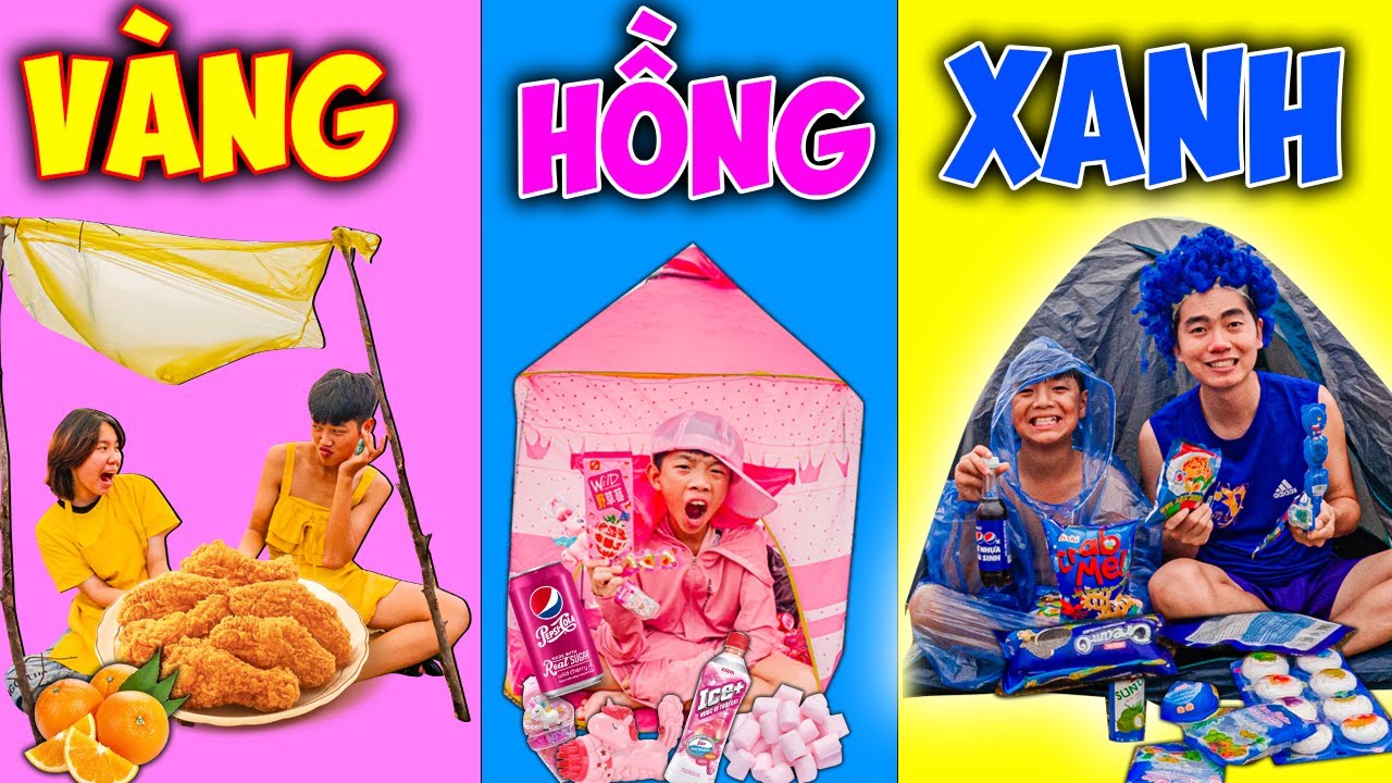 Thái Chuối Cắm Trại Ăn Đồ Màu - Đồ Ăn Màu Nào Xịn Nhất?