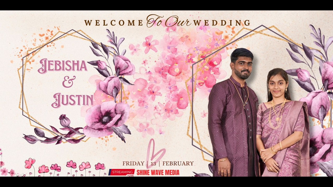 Jebisha 💍 Weds Justin  | SHINE WAVES MEDIA