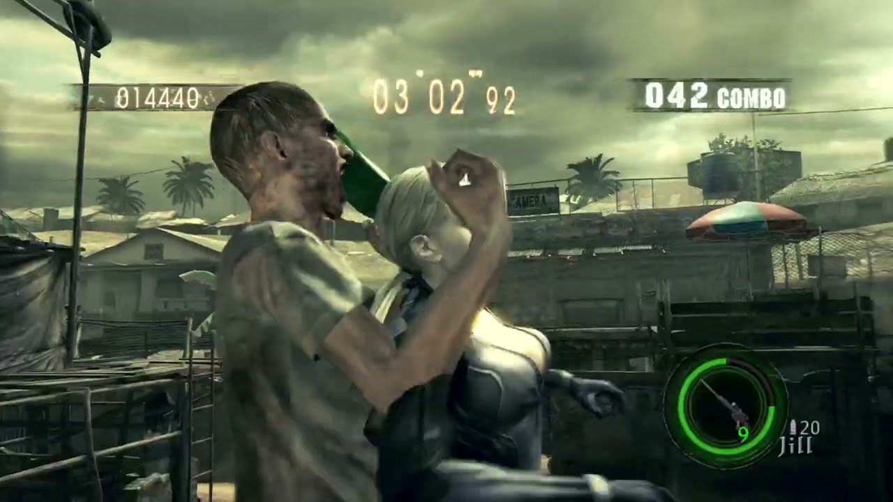 RE5 Mercenaries - Jill Valentine Battle Suit Public Assembly (No Damage/S Rank)