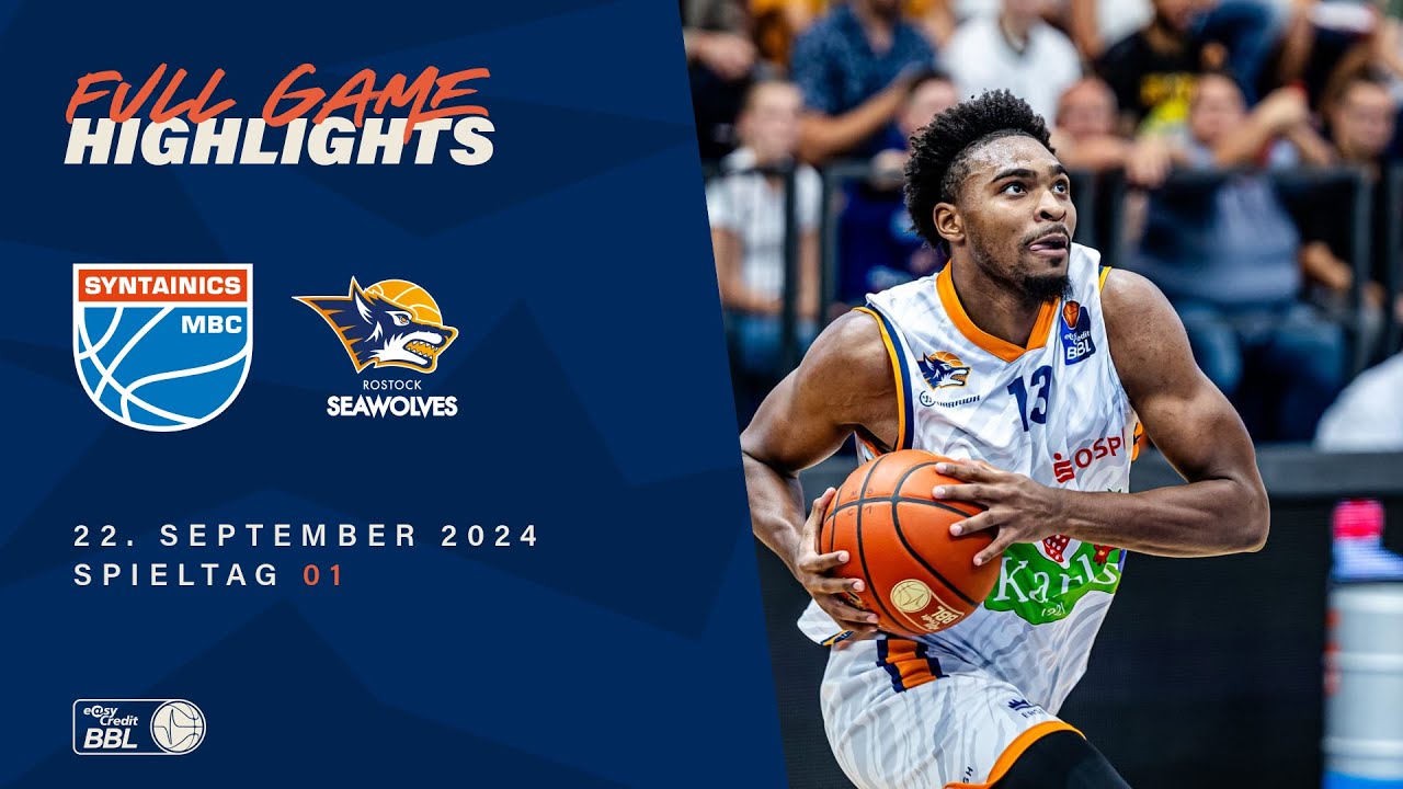 SYNTAINICS MBC vs. ROSTOCK SEAWOLVES - Full Game Highlights - Spieltag 1, 2024/25