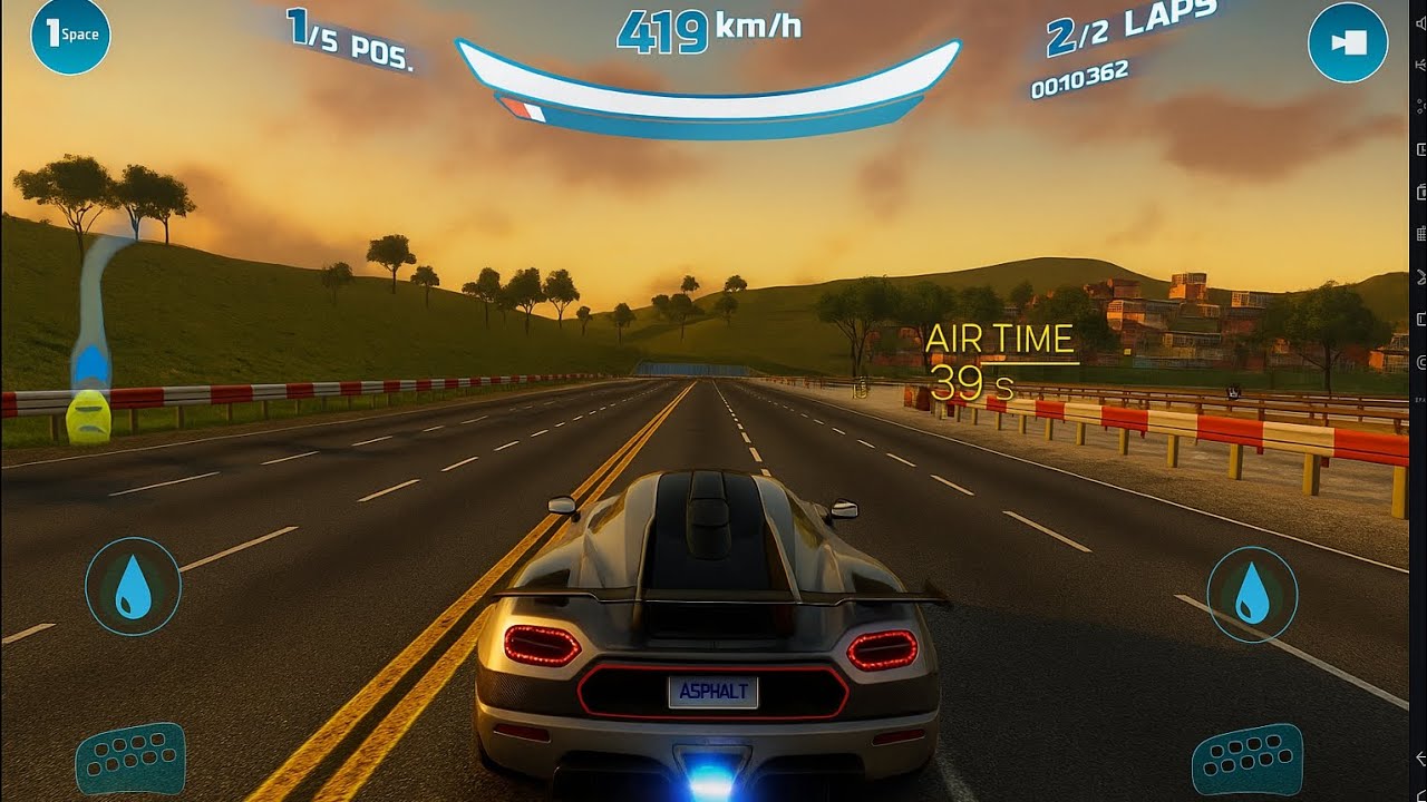 Asphalt nitro gameplay