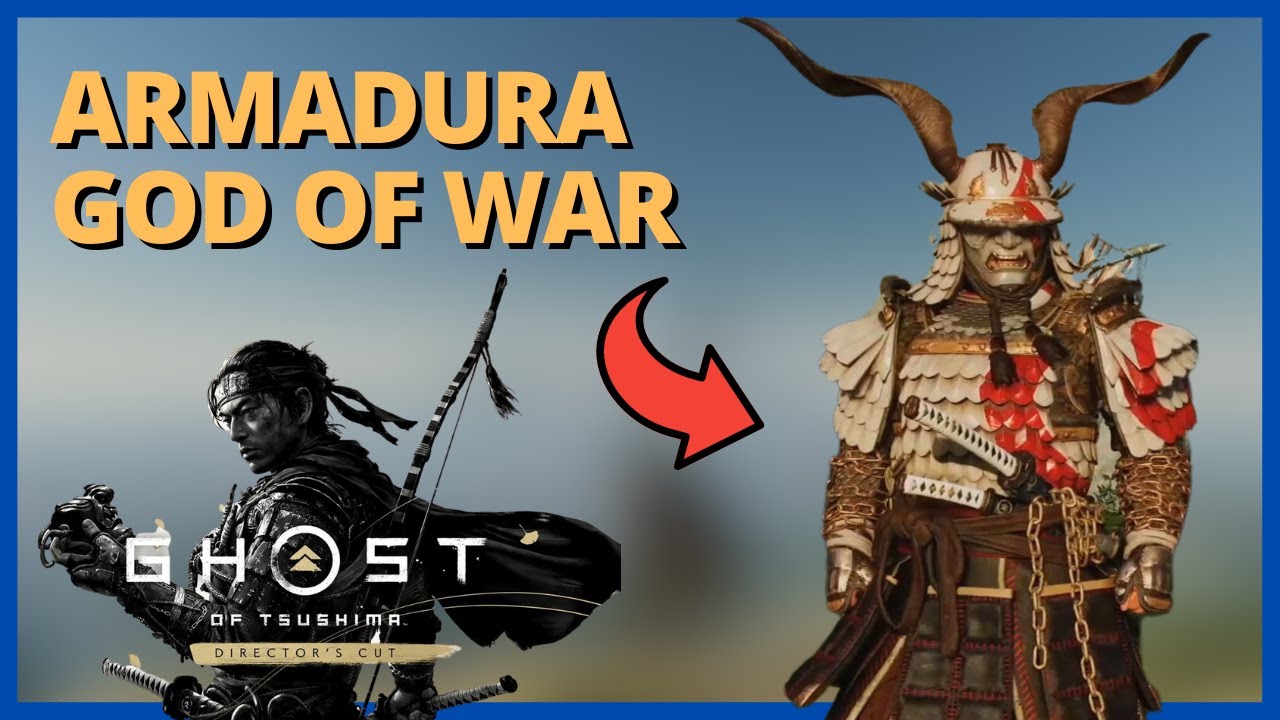 Como pegar a ARMADURA de GOD OF WAR (KRATOS) em Ghost of Tsushima Director's Cut | Easter Egg