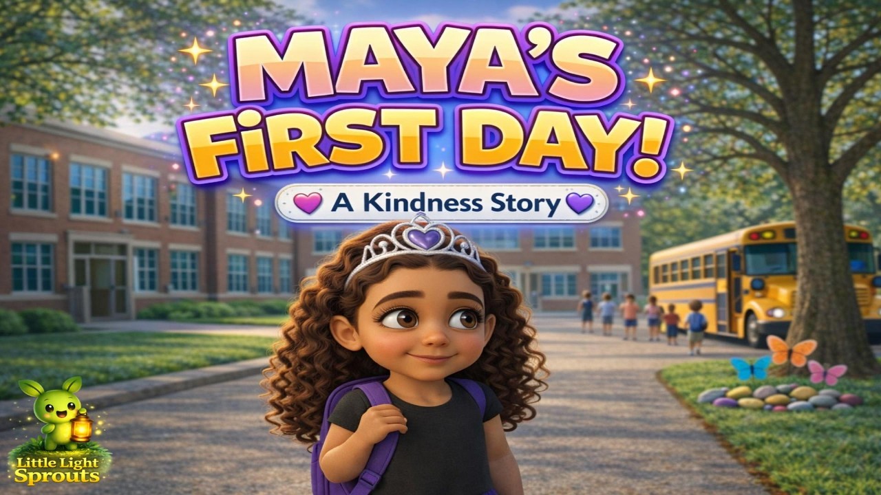 Maya's First day l Kids Story About Bravery | Kids’ Animated Story’ | Bedtime Stories for Kids
