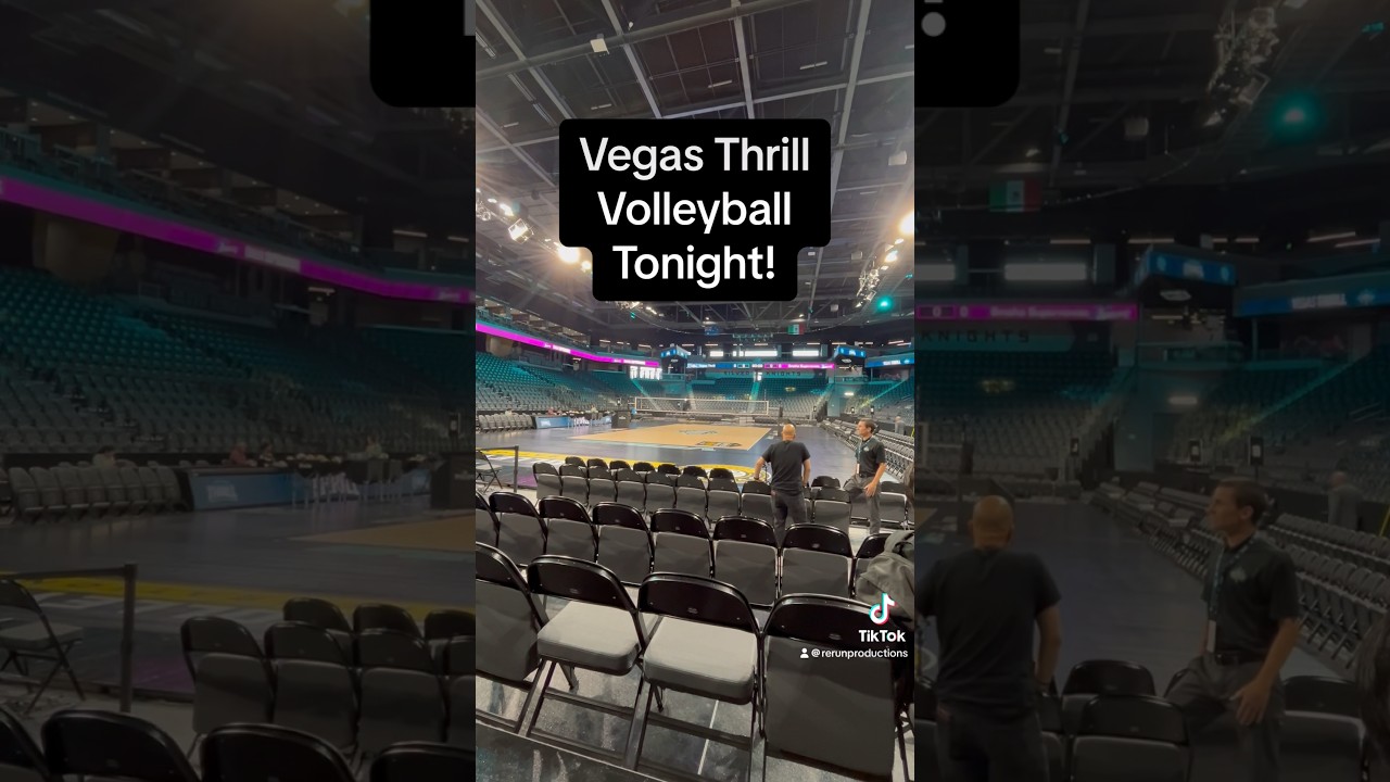 Working Vegas Thrill Volleyball Tonight!