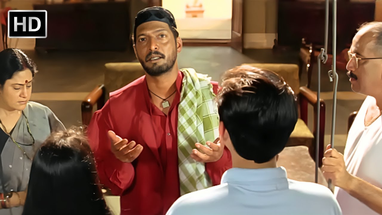Nana Patekar Action - मेरे मरने के बाद मेरी लाश लावारिस नहीं रहेगी | Shivaji Satam | Action Scene