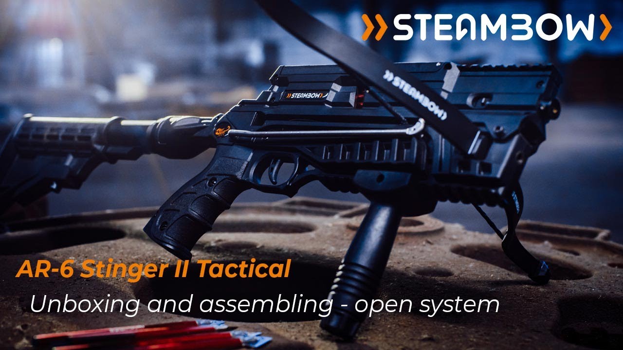 Unboxing and assembling AR-6 Stinger II Tactical - open system