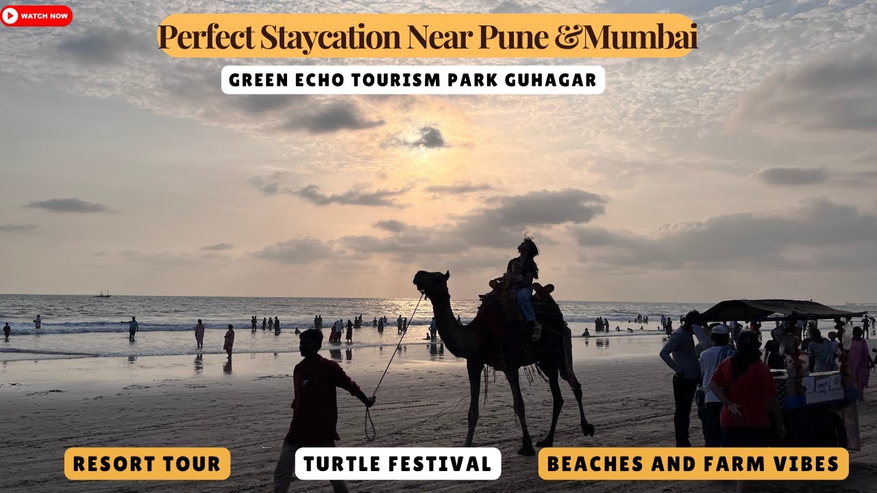 Perfect Staycation near Pune/Mumbai || Guhagar's Hidden Gem - Beach , Sunset & Farm Vibes